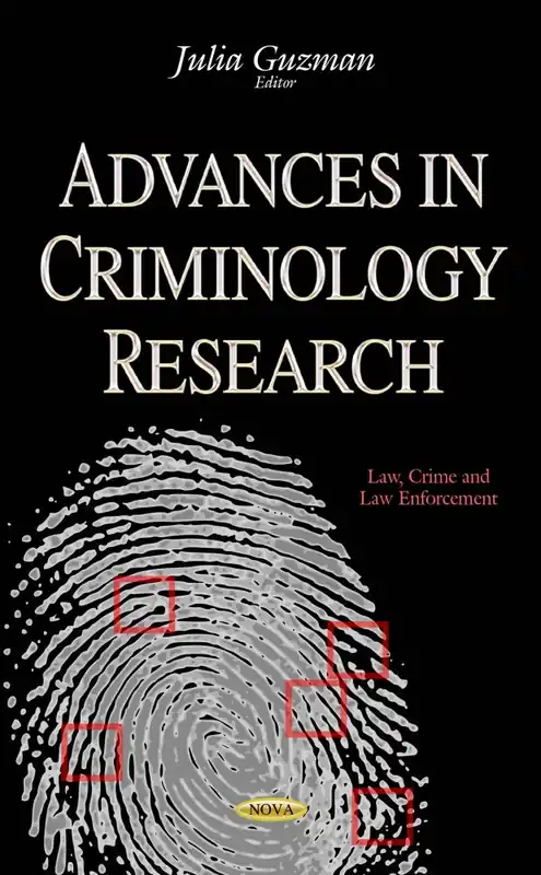 Advances in Criminology Research Holiday Sale
