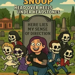 Price Cut Sarah the Cemetery Snoop - Head over Heels under Headstones