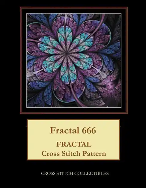 Fractal 666: Fractal Cross Stitch Pattern Weekend Sale