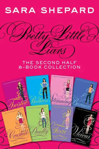 Seasonal Sale Pretty Little Liars: The Second Half 8-Book Collection: Twisted, Ruthless, Stunning, Burned, Crushed, Deadly, Toxic, Vicious