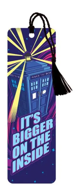 Doctor Who Bigger On The Inside Bookmark Save Now