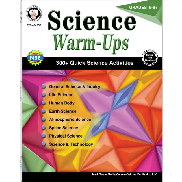 Time-Limited Science Warm-Ups, Grades 5 - 8