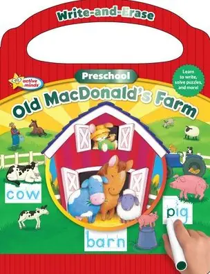 Active Minds Write-and-Erase Preschool Old MacDonald's Farm Money Back Guarantee